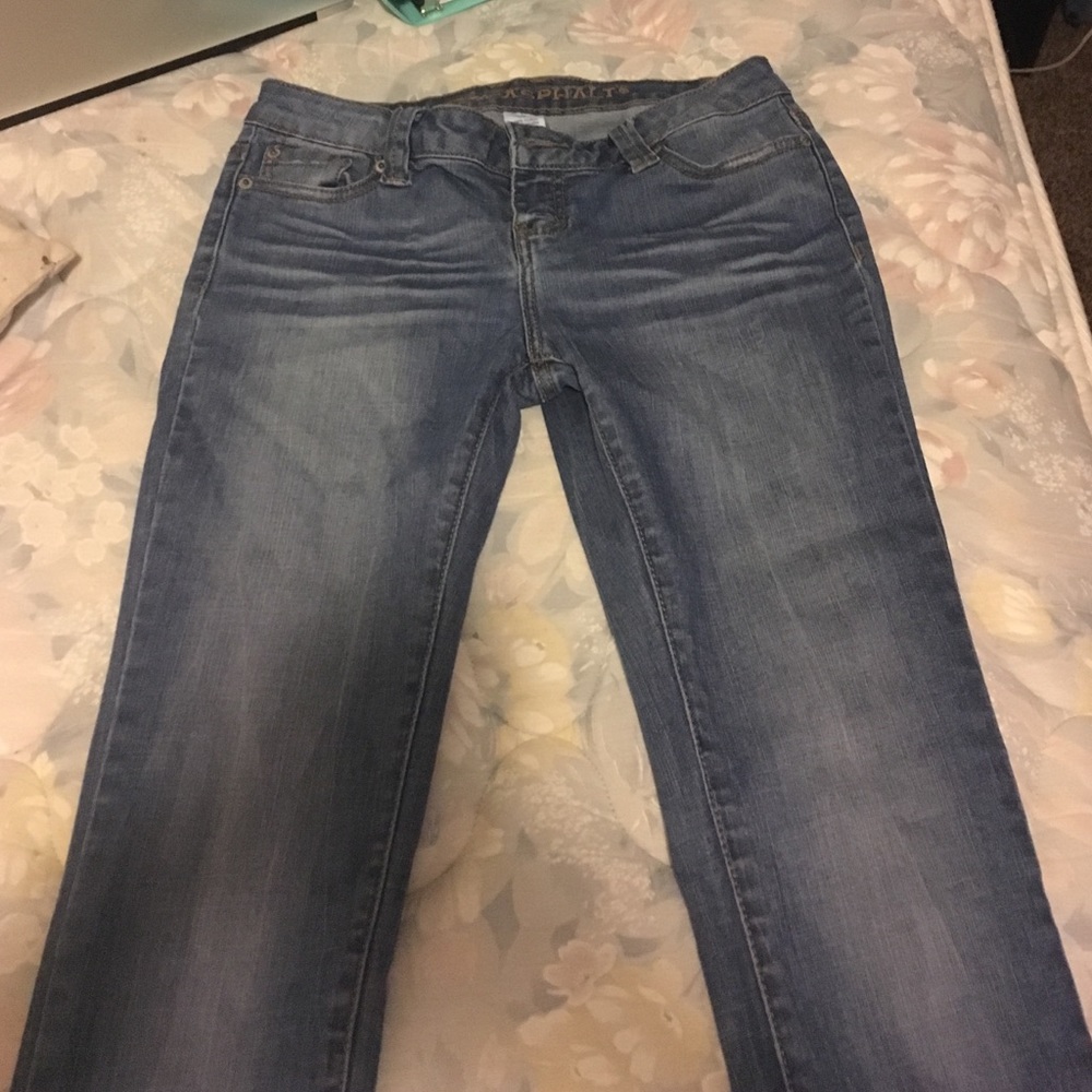 Blue Asphalt Skinny Jeans