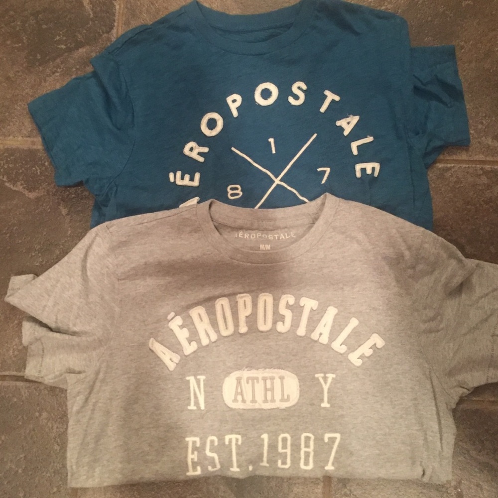 6 Aeropostale Men's Shirts - sz Medium