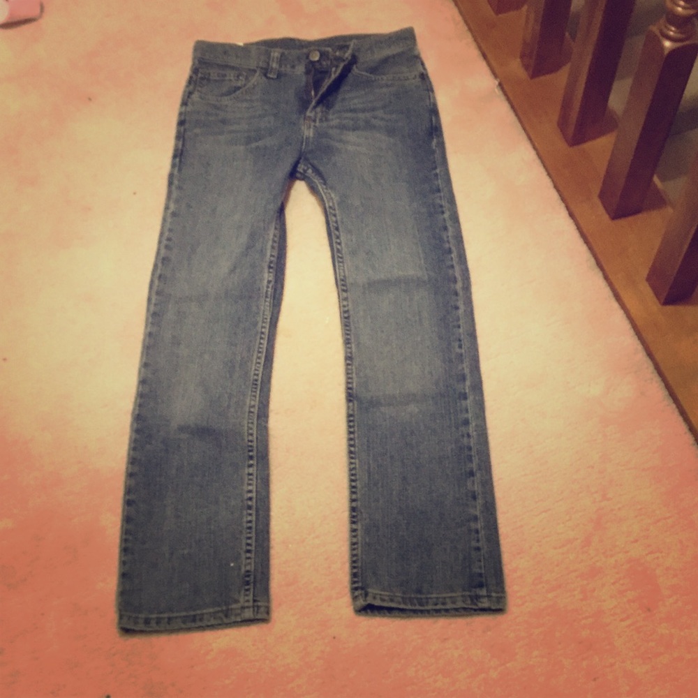 WRANGLER ADJUSTABLE HIP, SLIM STRAIGHT,SZ 12 JEANS