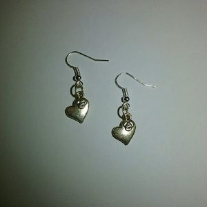 Valentine heart earrings