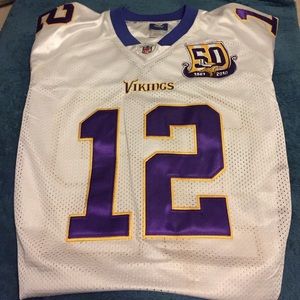 NFL Vikings Jersey #12 Stitched sz 52 (XL)