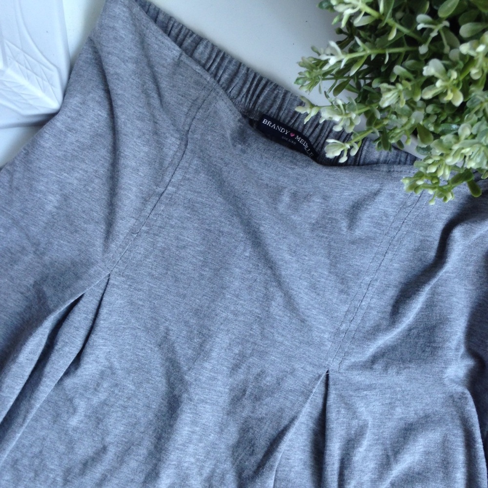 Gray Brandy Melville Skirt
