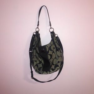 Black/Gray Coach Bag