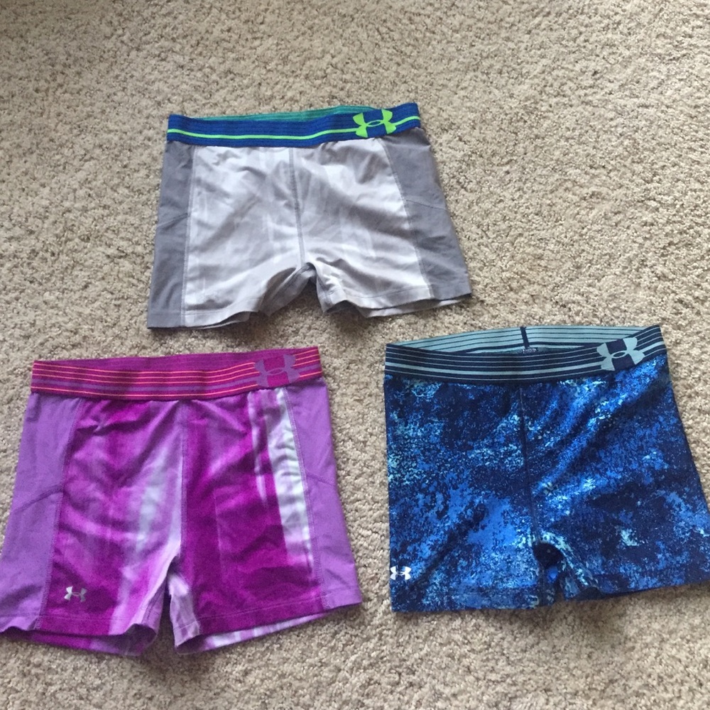 UA compression shorts