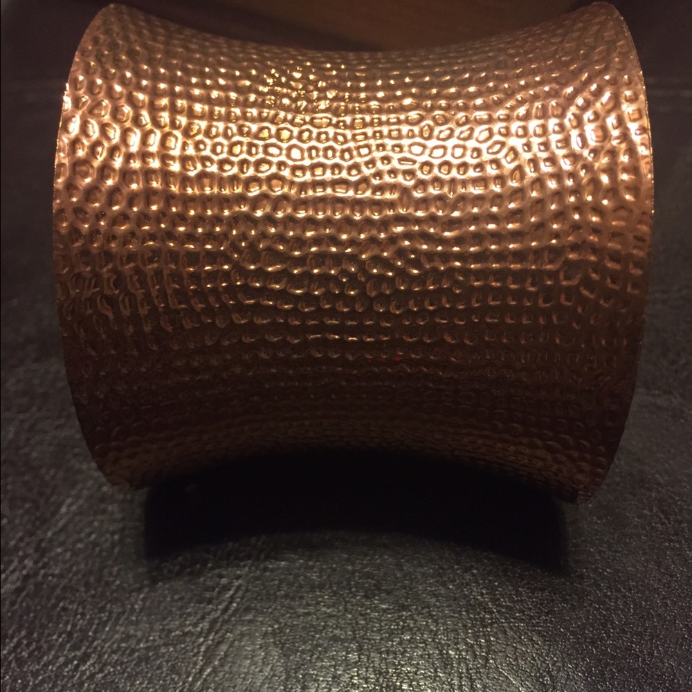 Rose gold cuff bracelet