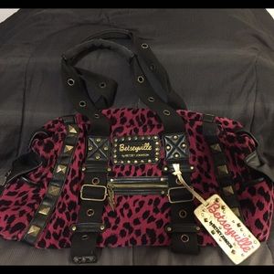 Pink Leopard Betseyville Purse