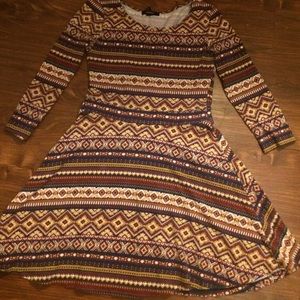 Forever 21 tribal pattern dress. Size: Medium
