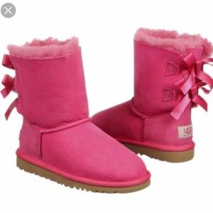 UPDATED Pink Bailey Bow UGGs