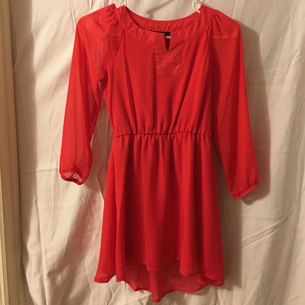 Coral dress size 8