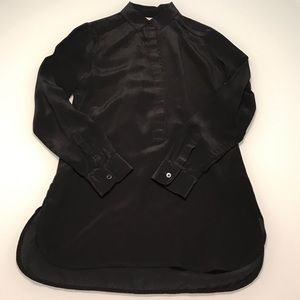 Banana Republic Silk Black Blouse