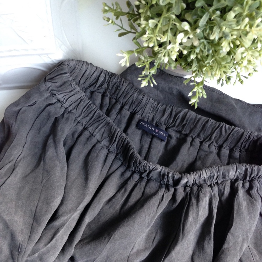 Dark gray Brandy Melville Skirt