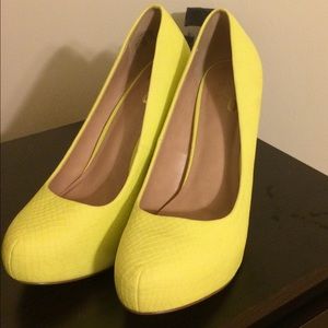 Lime FRED's dressing shoes, 4inches long heels