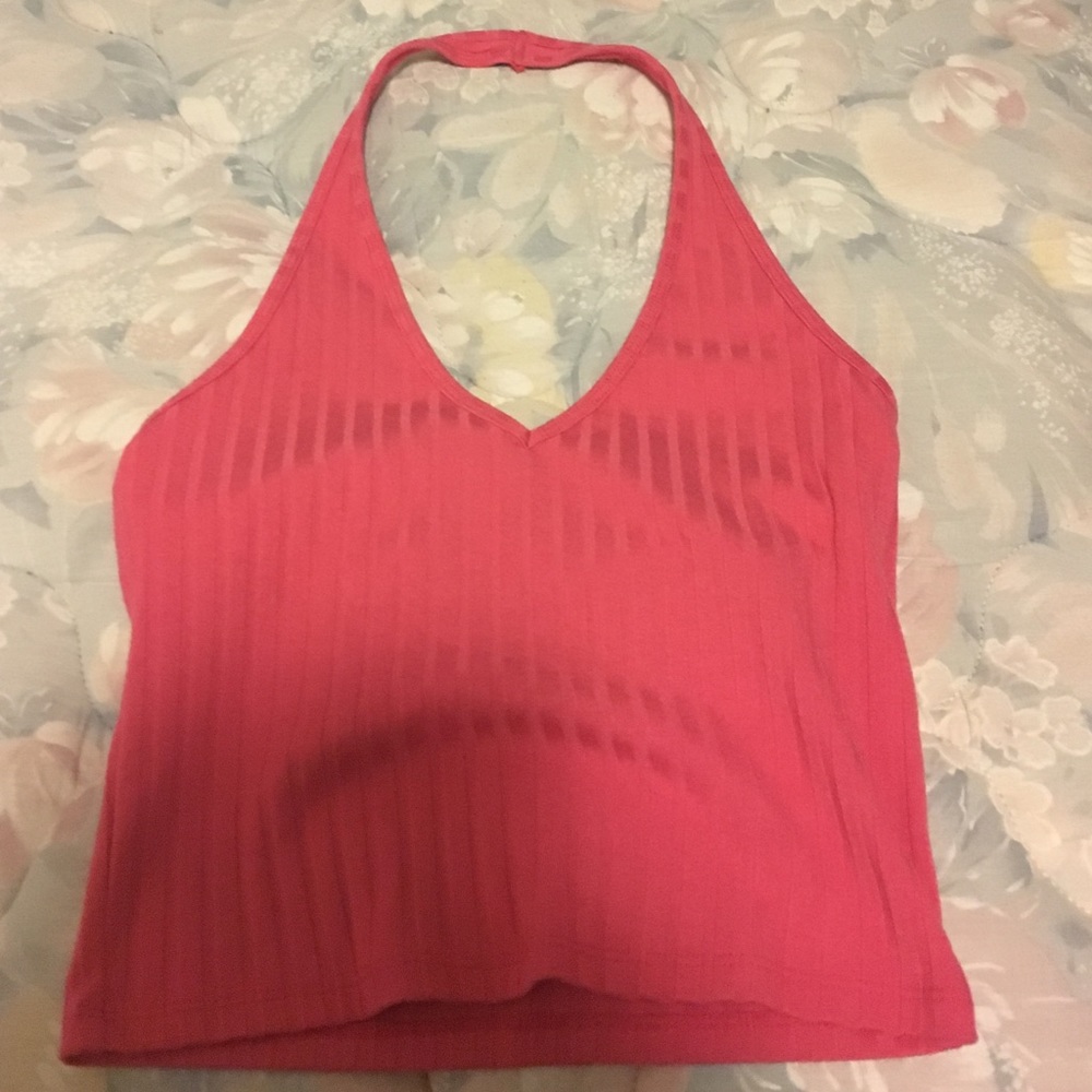 Halter top crop top.