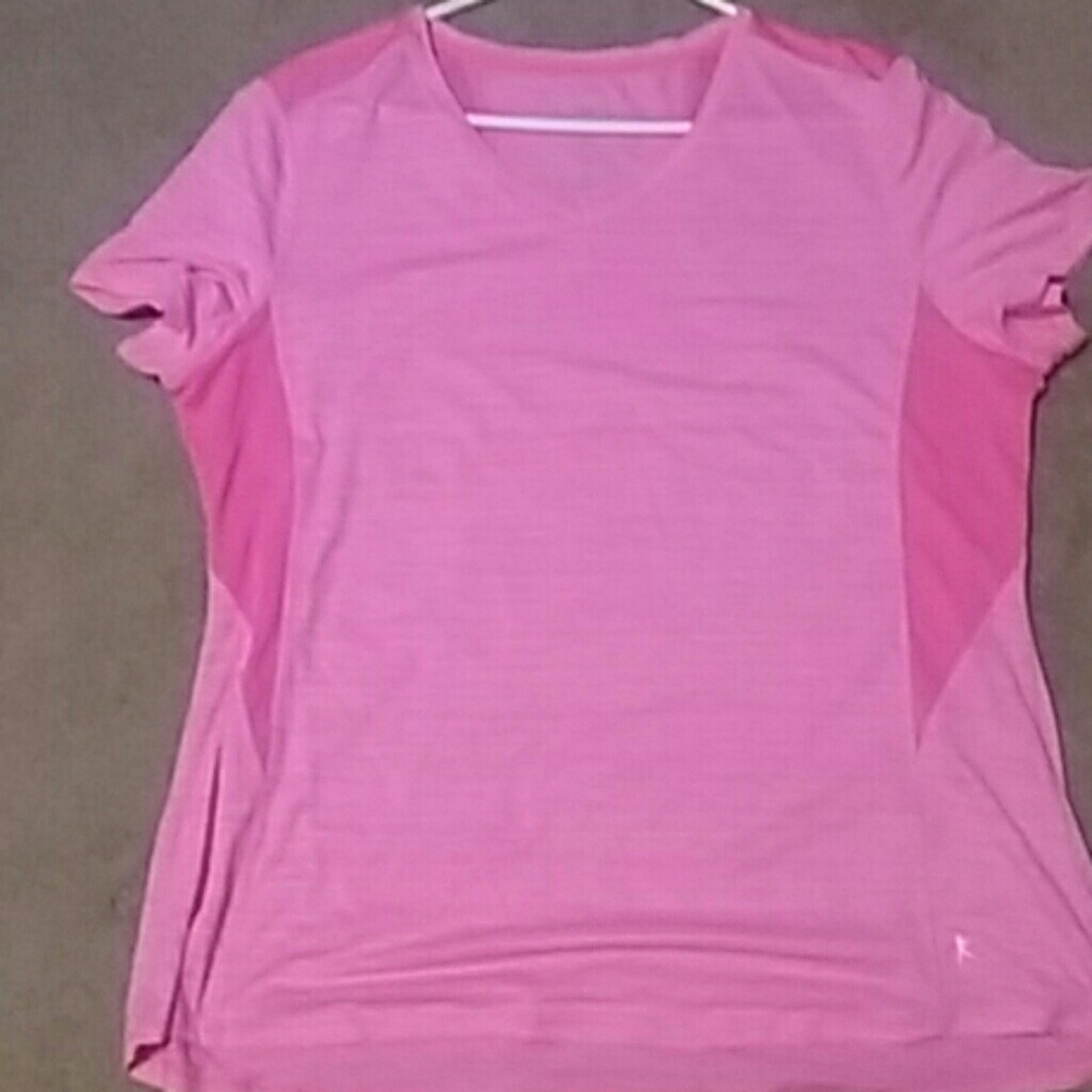 ?Active wear pink shirt?