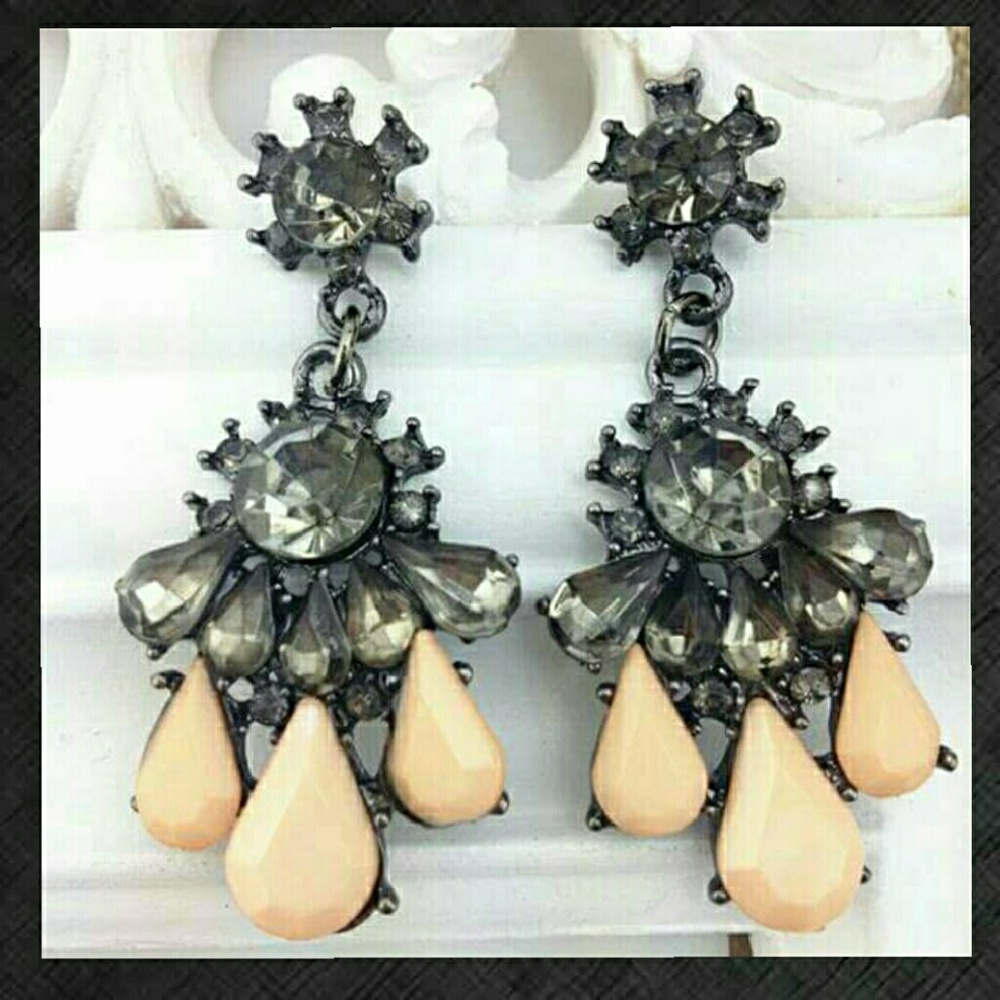 Brand New Boho Crystal/ Jewelled Earrings