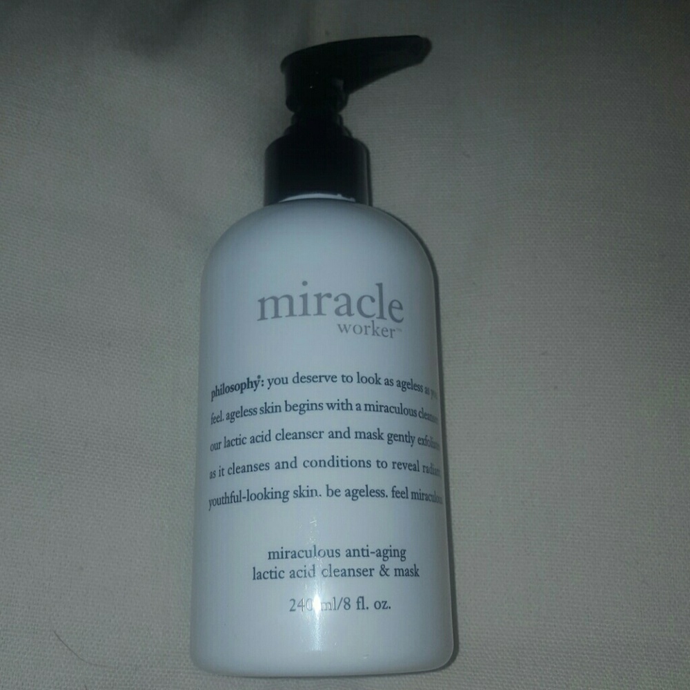Philosophy miracle worker facial cleanser