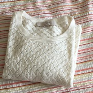 LOFT Cream Sweater