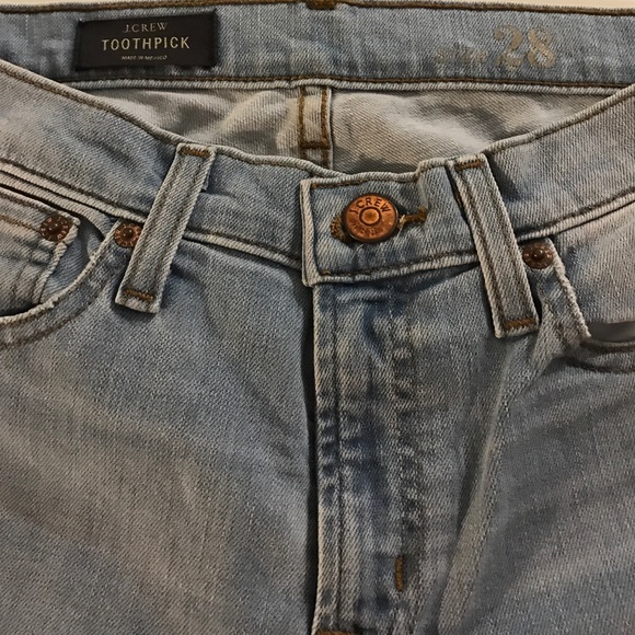 J.Crew Light-Washed "Toothpick" Skinny Jeans - 28 - Picture 2 of 3