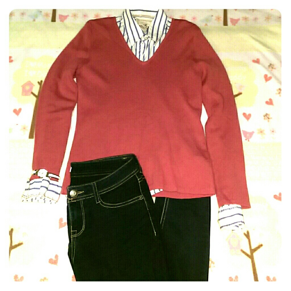 Rose Pink Wool Sweater