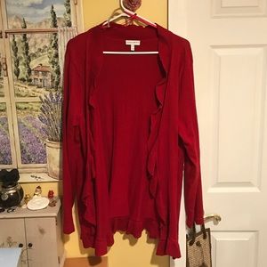 Business Casual or Just Plain Cute in Red Ruffles