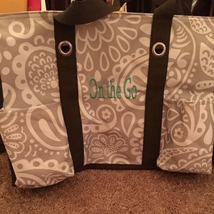 Zip top Organizing Utility Tote