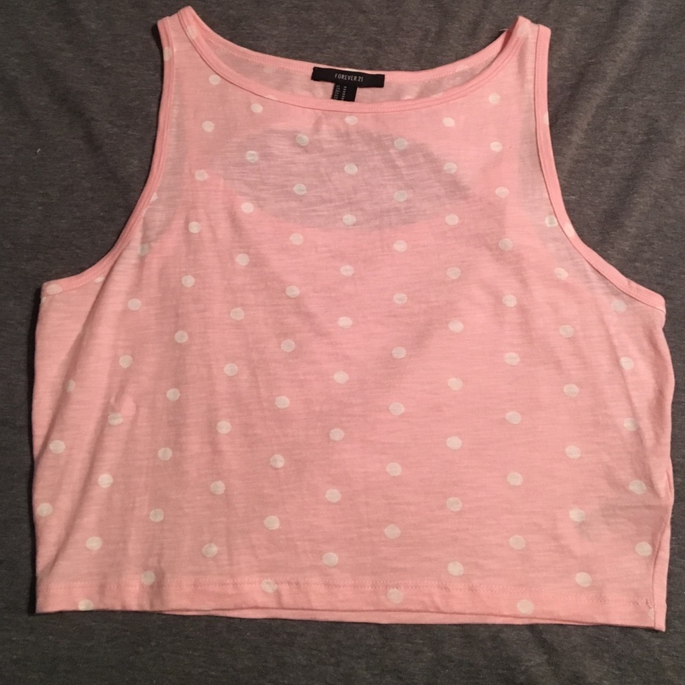 Pink Polka Dot Tank