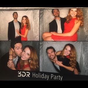 Adorable red lace dress