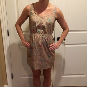 Forever 21 Beige Sleeveless Dress