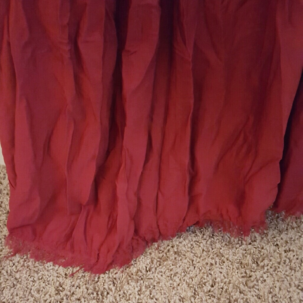 Lulu burgundy long dress - Picture 3 of 6