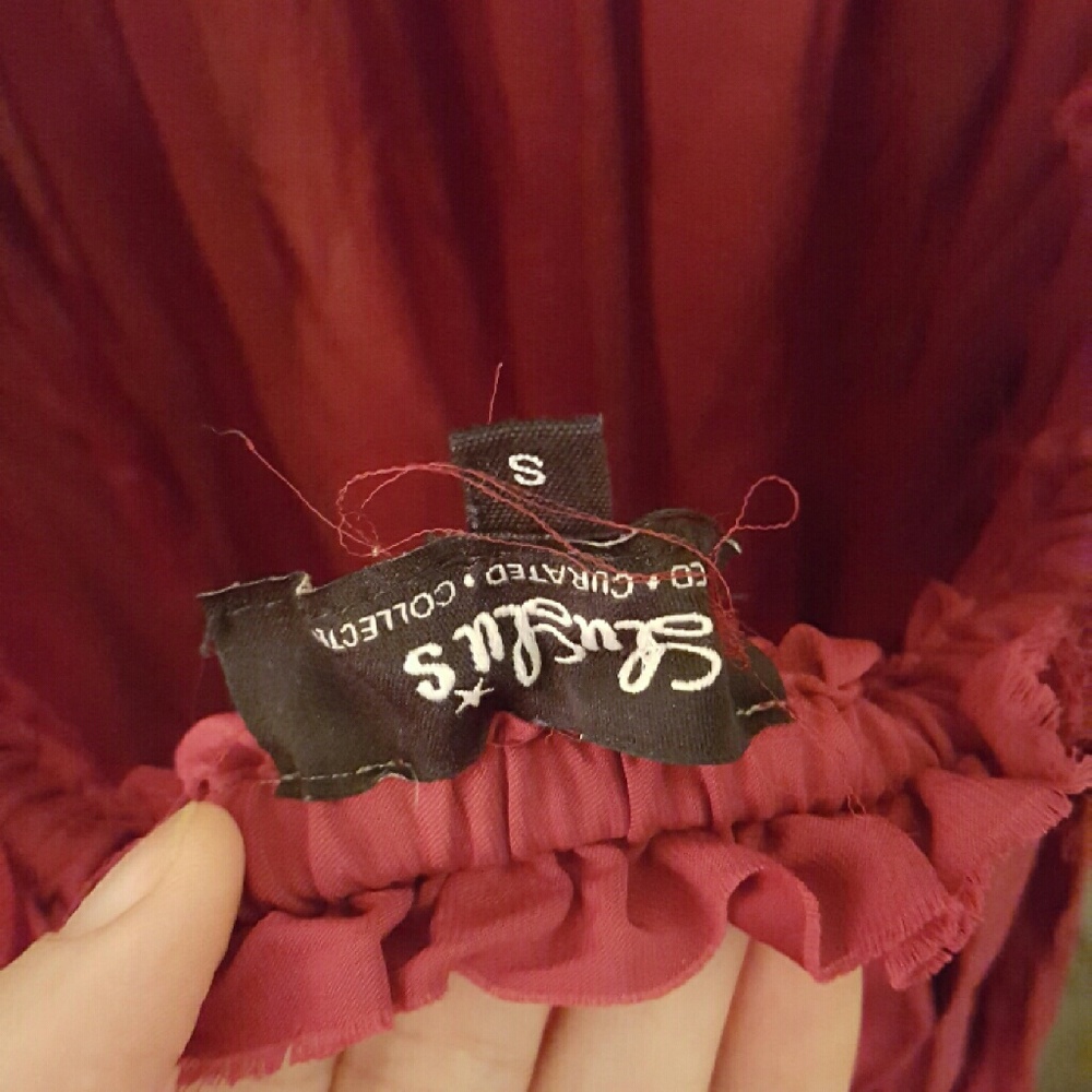 Lulu burgundy long dress - Picture 4 of 6