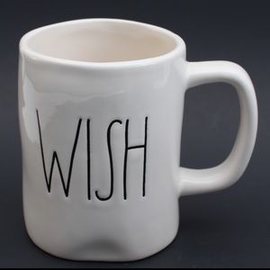 Rae Dunn Magenta WISH mug