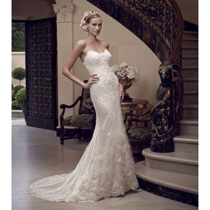 Casablanca Bridal👰Fit & Flare Wedding Gown