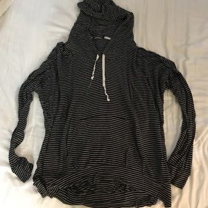 brandy melville striped sweatshirt