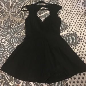 Flowy, low cut dress