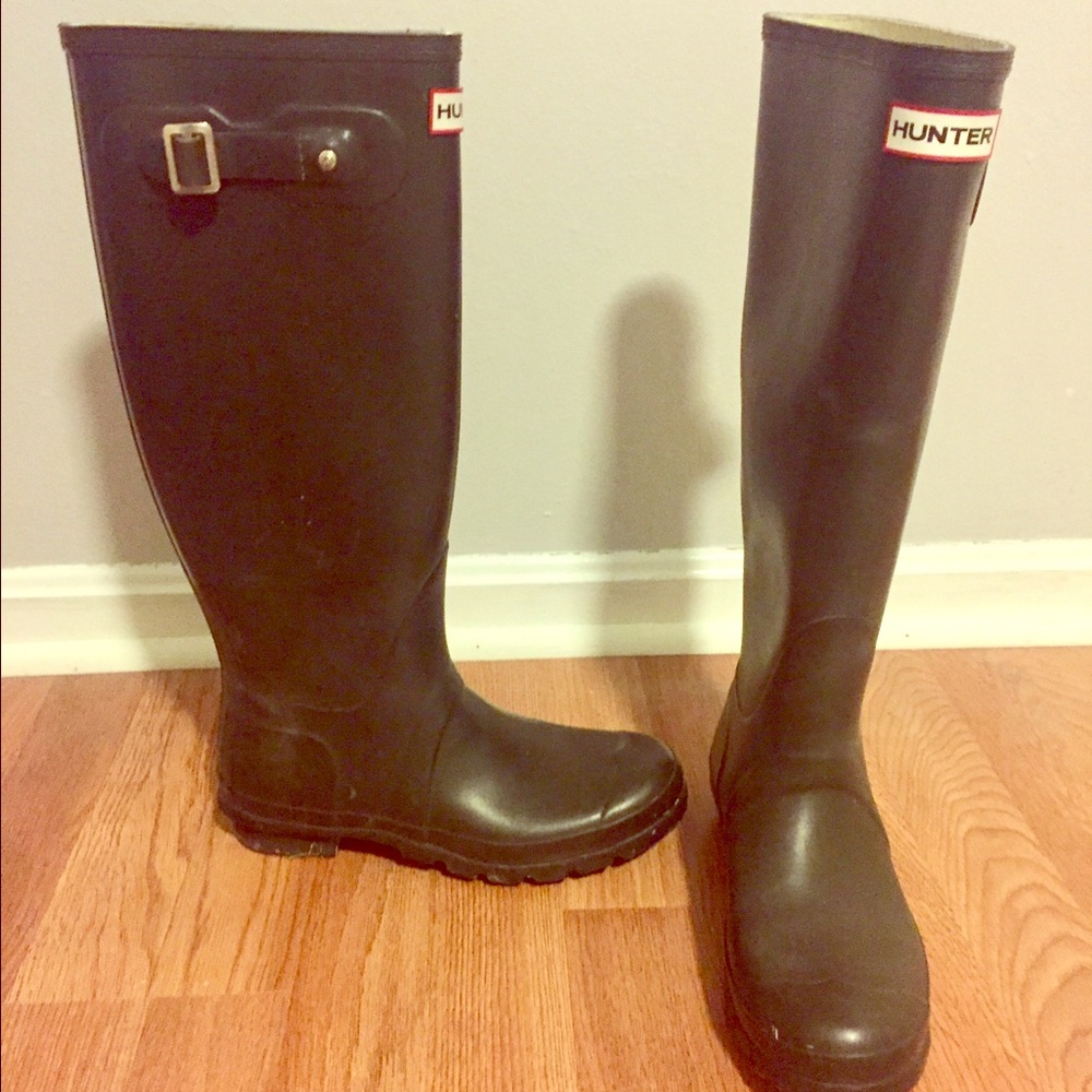 Green Hunter Rain Boots