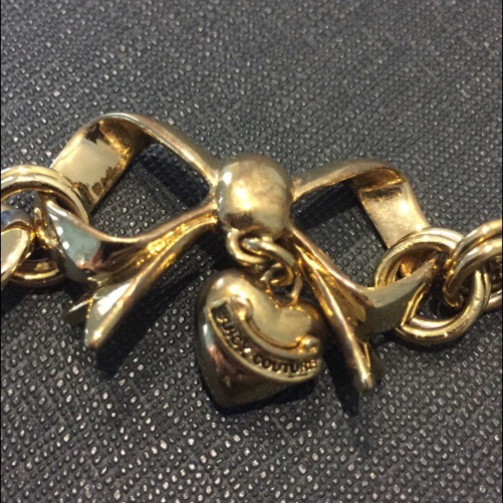 Juicy Couture Gold Ribbon Bracelet