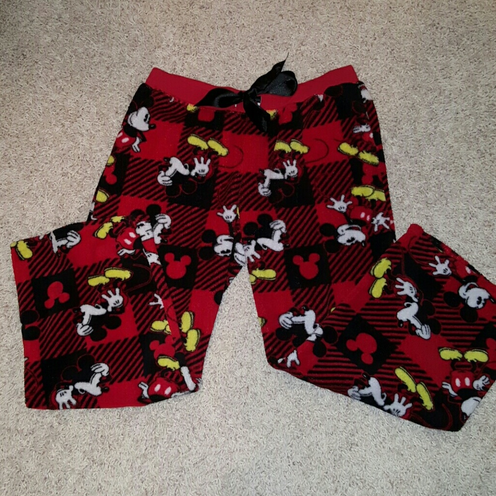 Disney Womens Sleepwear Mickey Pants
