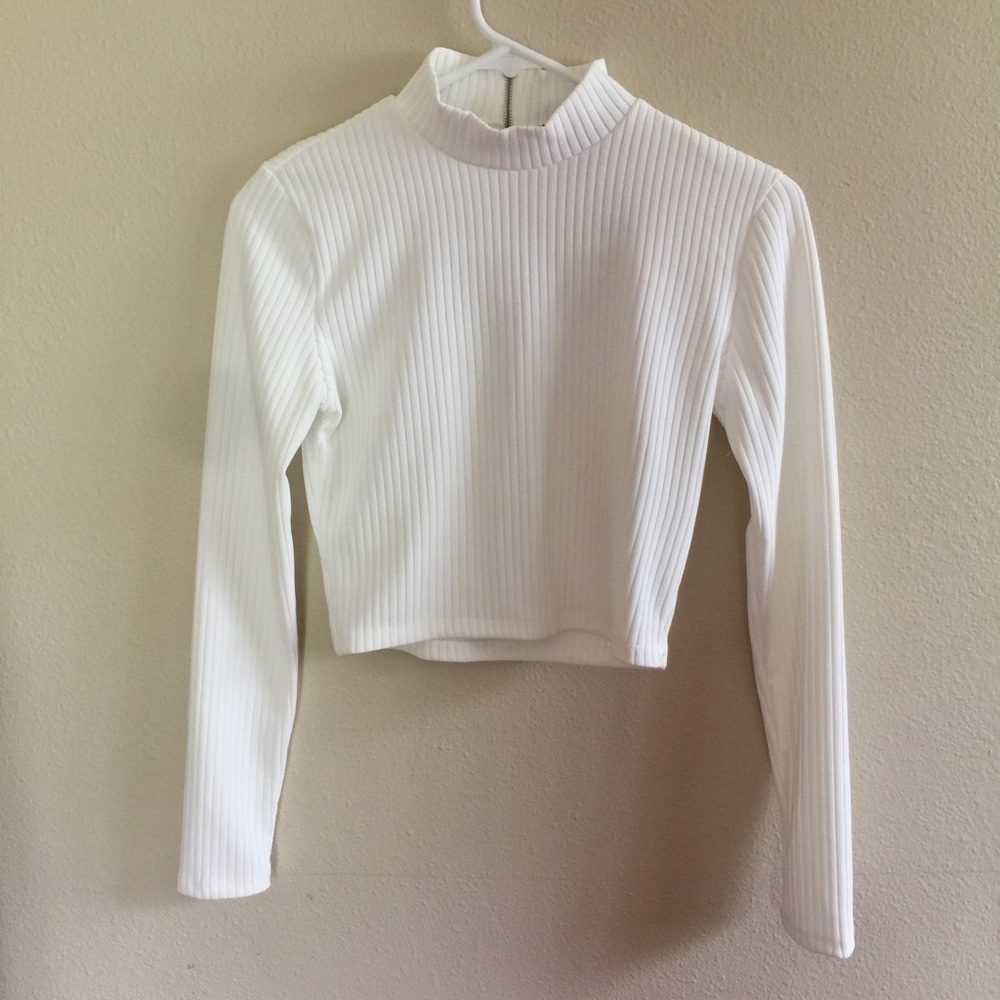 High neck crop top