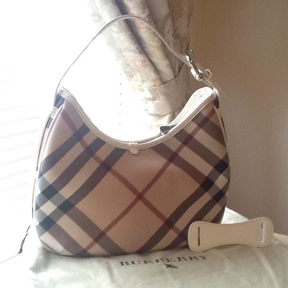 Burberry Small Check Hobo - Picture 2 of 4