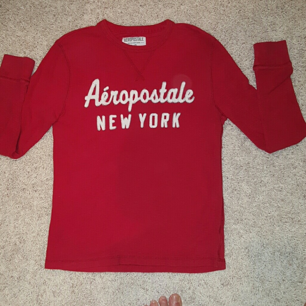 Mens Aeropastale Long Sleeve Tee