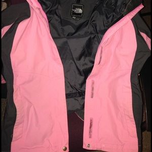 North Face hooded jacket