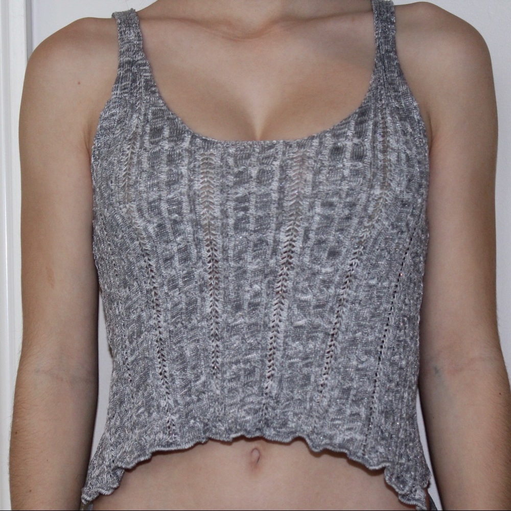 Cute Knit Grey Top