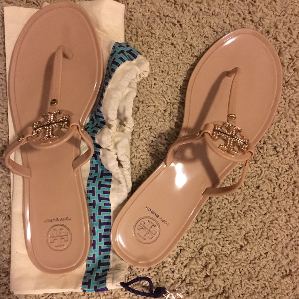 Tory Burch jelly sandals size 10
