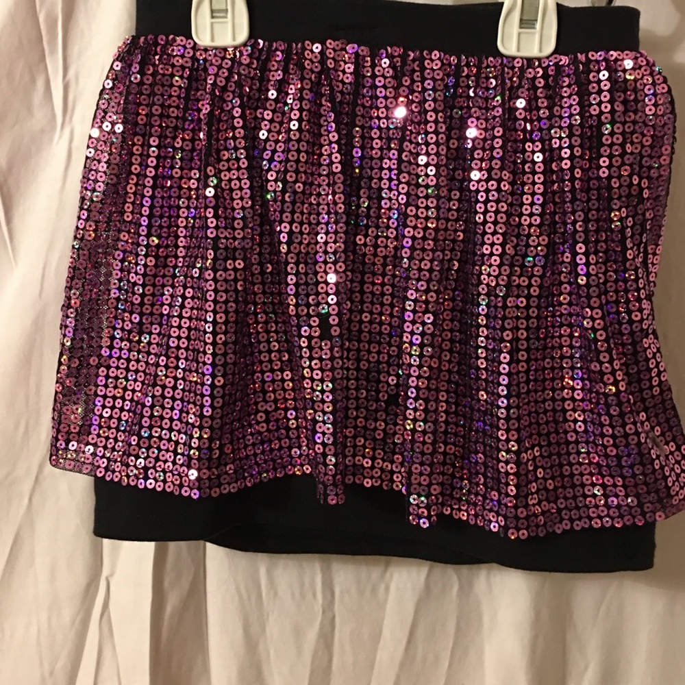 Purple sequin skirt- girls