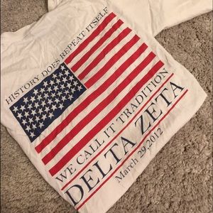 Delta Zeta DZ  t-shirt, sz S