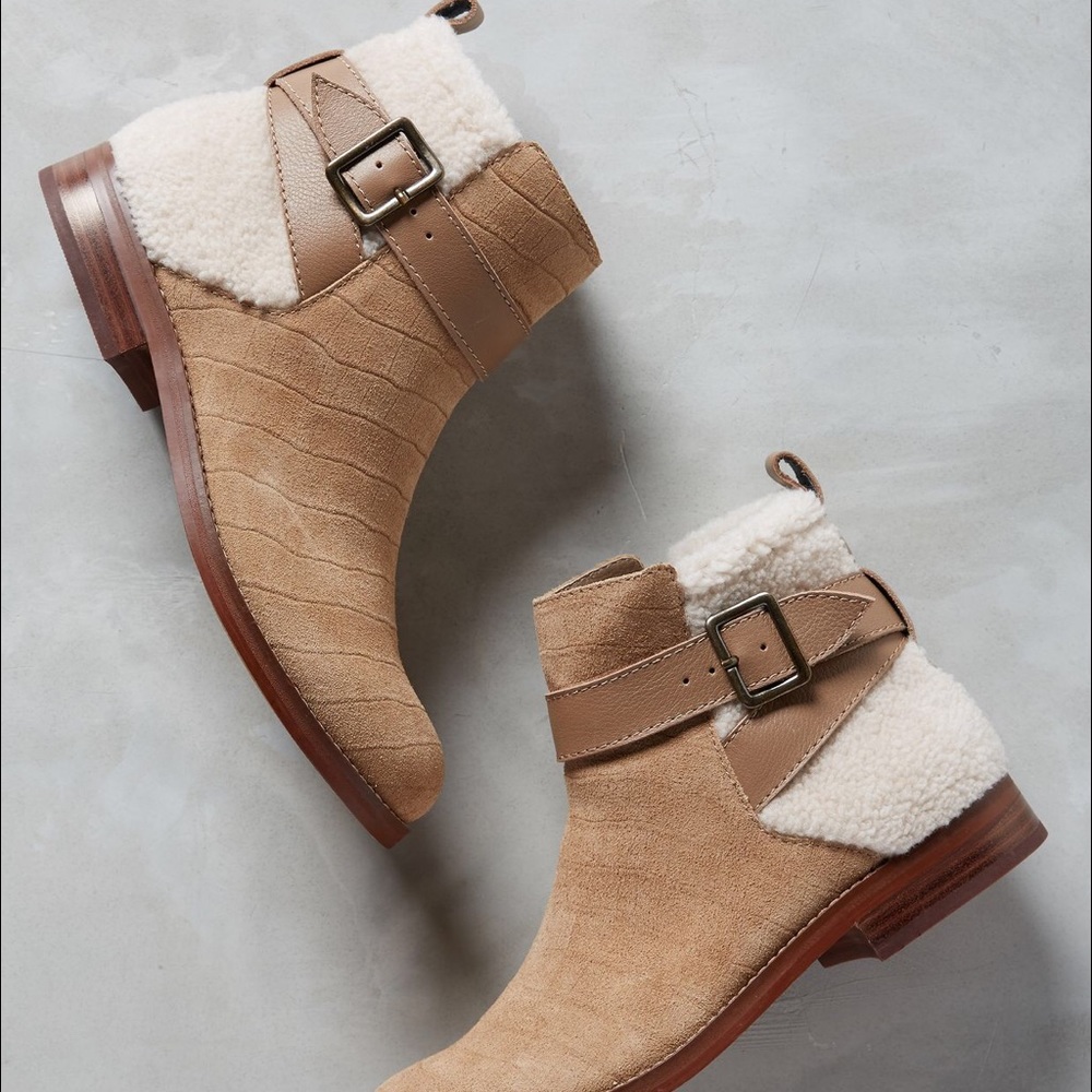 Anthropologie Kelsi Dagger Clermont Booties 7.5