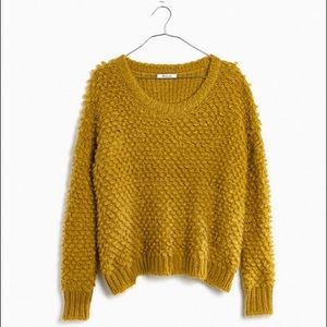 Madewell Popstitch Pullover - Crushed Chartreuse