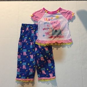 Toddler Girl Pajama Set Size 2T