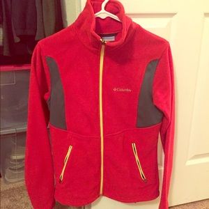 Women's Columbia Fleece Jacket - Size M.