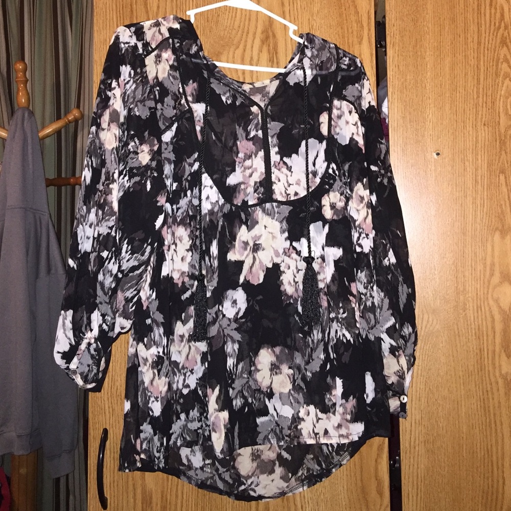 Boho top with tassels